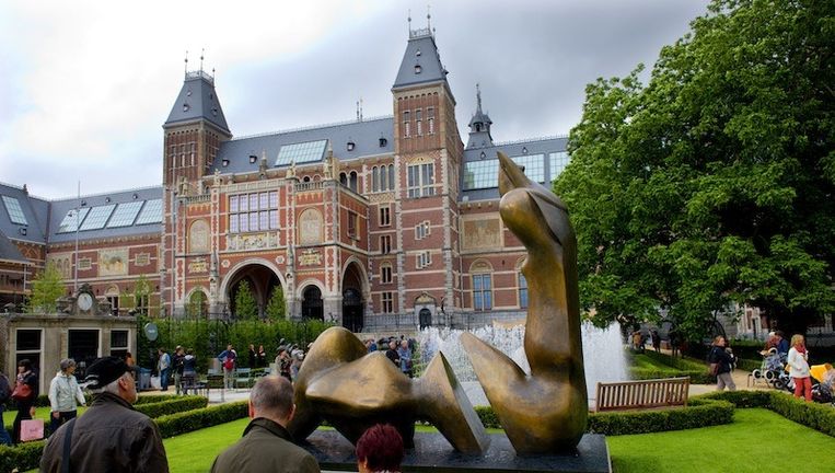 Het Rijksmuseum in Amsterdam. Beeld ANP