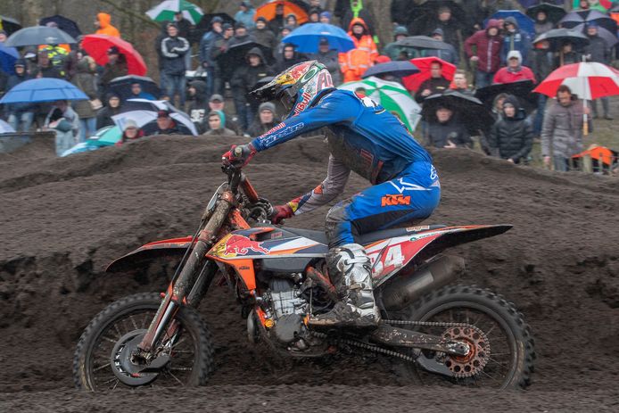 Jeffrey Herlings in actie op het Eurocircuit in Valkenswaard (archieffoto).