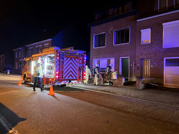 De brandweer kwam ter plaatse in de Rijselstraat.