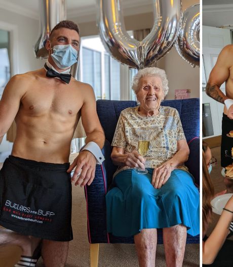 Elle voulait un "homme sexy” pour ses 106 ans, elle l’a eu: “Il était nu sous son tablier”