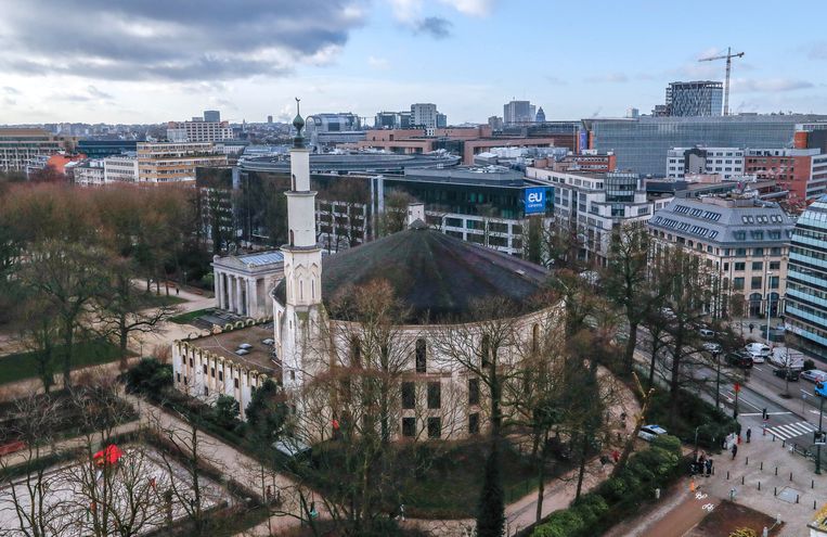 De Grote Moskee, in het Jubelpark in Brussel Beeld REUTERS