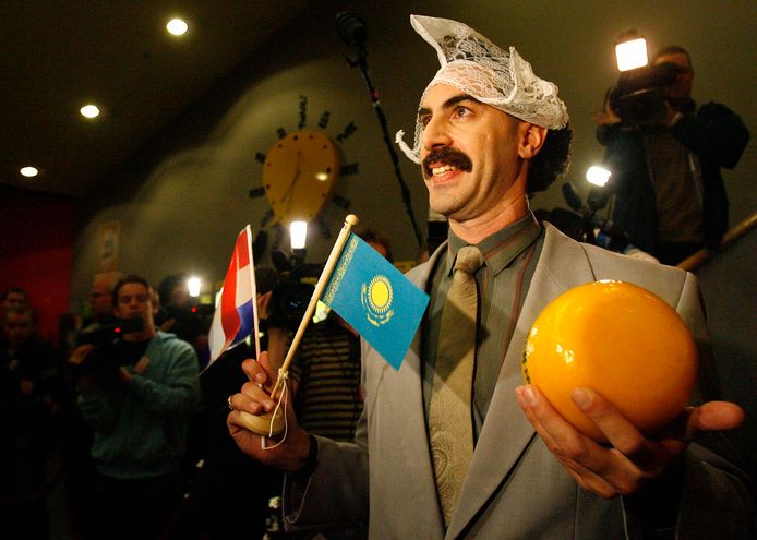 Kazachstan heeft het satirische typetje Borat van de Amerikaanse komiek Sacha Baron Cohen omarmd.
