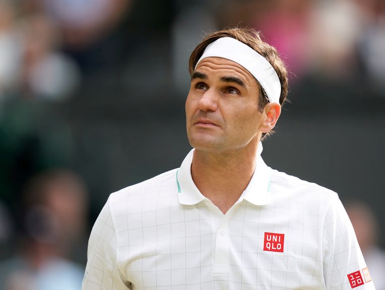 Vorig jaar moest Federer twee keer onder het mes voor zijn rechterknie, en na een seizoen zonder hoofdprijzen, wacht hem nu opnieuw een operatieve ingreep aan het gewricht.  Beeld USA TODAY Sports
