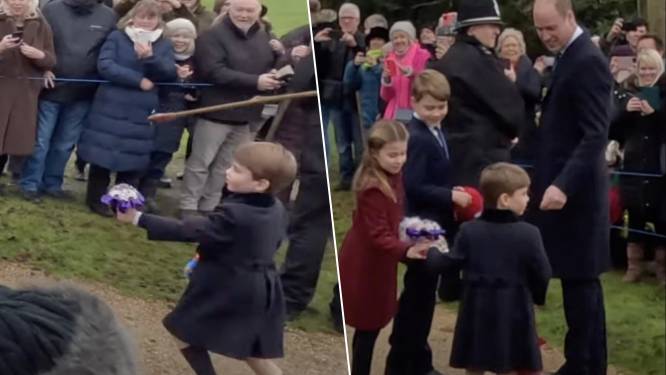 L’adorable geste du prince Louis envers sa sœur Charlotte à la messe de Noël
