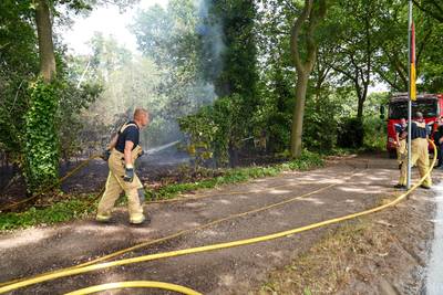 Brandweer rukt uit naar bosbrand in Vlierden