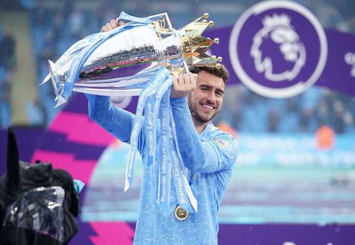 Laporte werd kampioen met Manchester City dit seizoen.