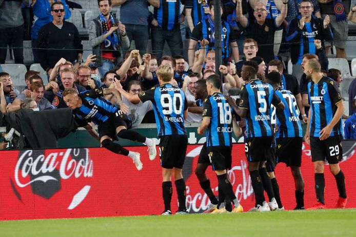 Le Club de Bruges à la fête.