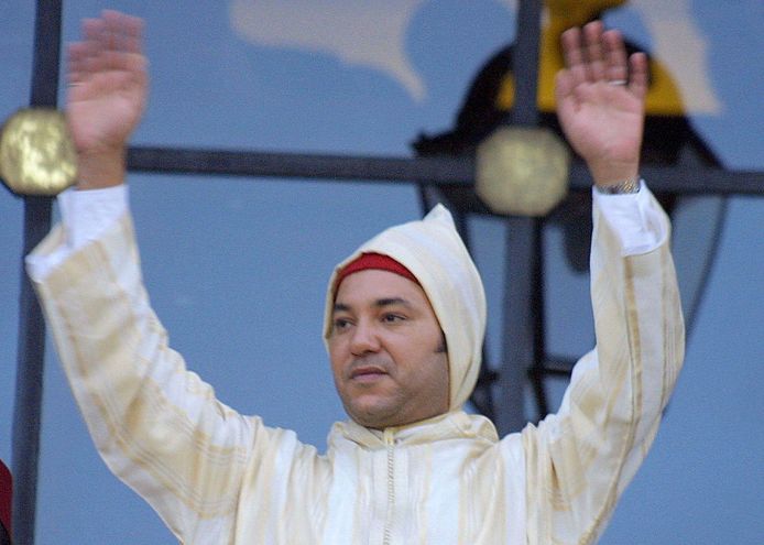 Koning Mohammed VI (foto uit 2003).