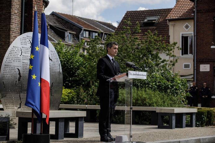 De Franse minister van Binnenlandse Zaken Gérald Darmanin.