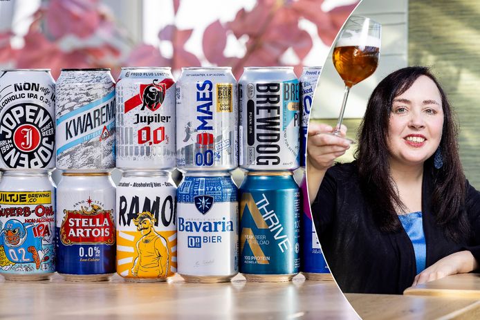 Biersommelier Sofie Vanrafelghem test 24 alcoholvrije bieren.