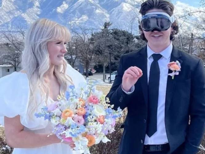 “Eén minuutje weg en hij profiteerde al meteen”: bruid moet op eigen huwelijk wijken voor hoogtechnologisch snufje van Apple