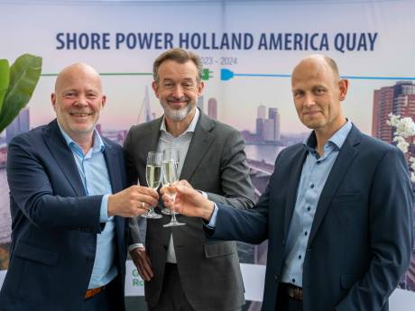 Cruiseschepen kunnen vanaf 2024 gebruik maken van walstroom bij Cruiseport Rotterdam