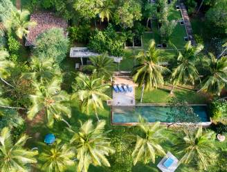 Getrimd gazon op het dak, een zwembad van 20 meter, zeezicht, buitenbadkamers, ... Deze vakantievilla heeft het allemaal