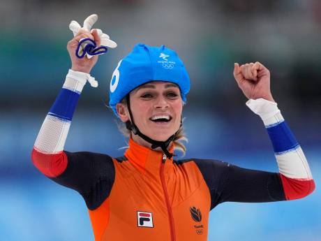 Irene Schouten straalt na historische prestatie op Spelen: ‘Dit had ik niet durven dromen’