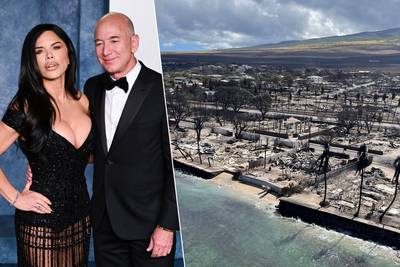 Miljardair Jeff Bezos en verloofde schenken 100 miljoen dollar aan Maui na verwoestende bosbranden