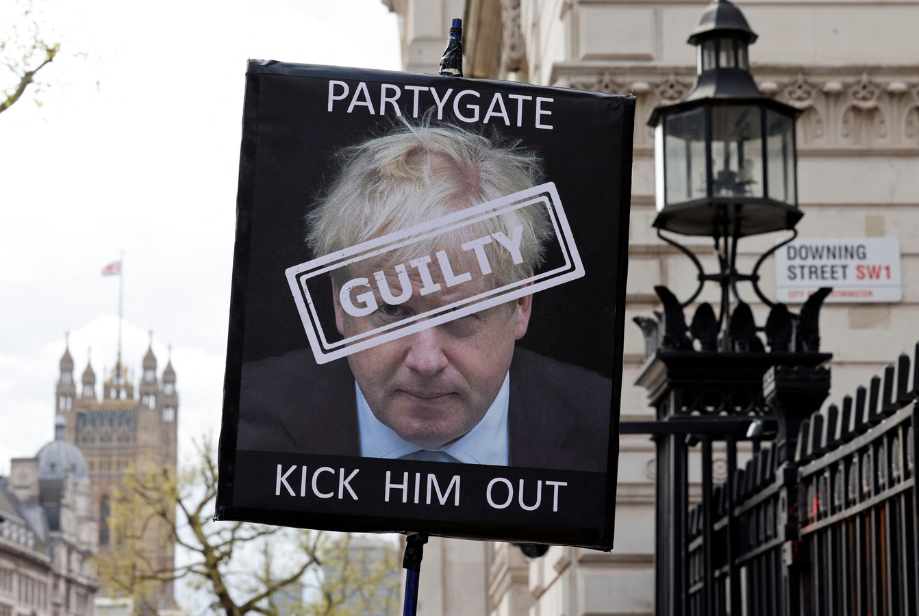 Veel Britten zijn klaar met Boris Johnson vanwege partygate.