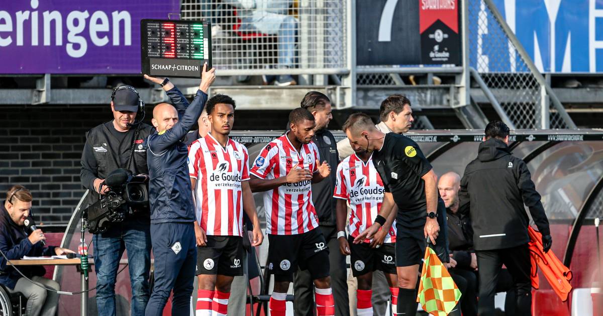 Middelburger Marvin Young redt punt met Sparta na opvallende invalbeurt