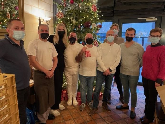 Het team van restaurant Rigoletto en patisserie Gaelens.