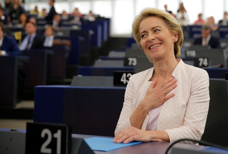 von der Leyen verkozen tot Europese Commissie