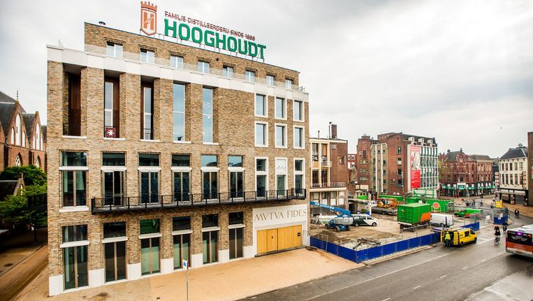 Het onderkomen van Vindicat aan de Grote Markt in Groningen. Beeld anp