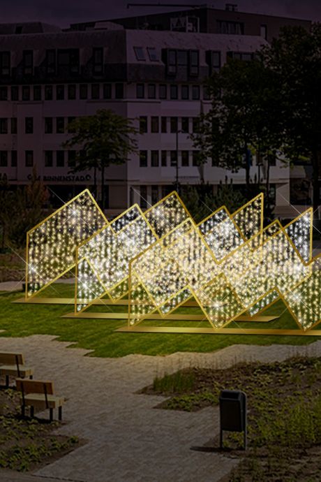 Nieuwe sfeerverlichting voor de Eindhovense binnenstad, enorme ‘lichtvibes’ in de straten