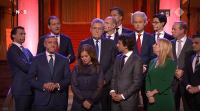 Start NOS slotdebat wordt vergeleken met Miljoenenjacht