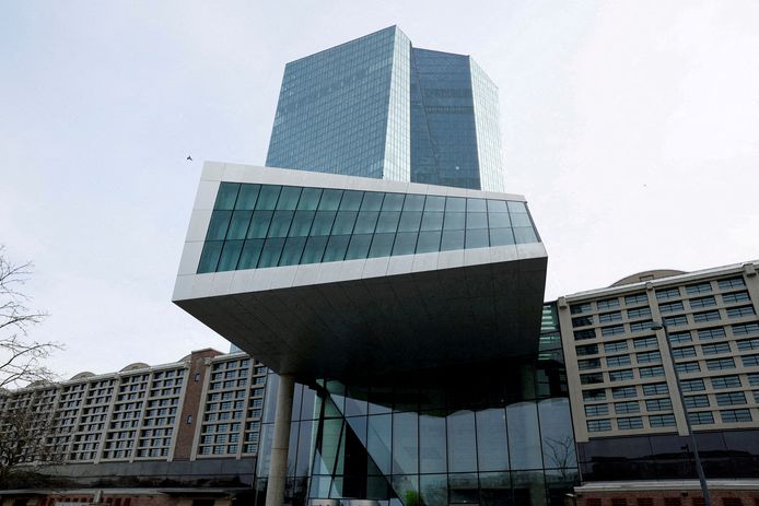 Het hoofdkantoor van de ECB.