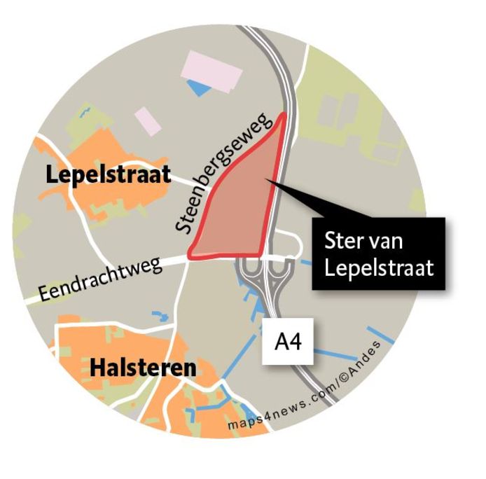 Ster van Lepelstraat, toekomstig bedrijventerrein.