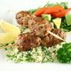 Couscous met gehaktspies