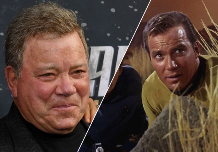 William Shatner speelde Captain Kirk in Star Trek.