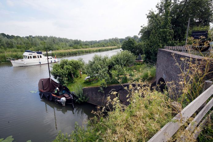 De Boutensteijnse Sluis, gerestaureerd in 1999.