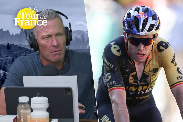 Lance Armstrong en Wout van Aert.