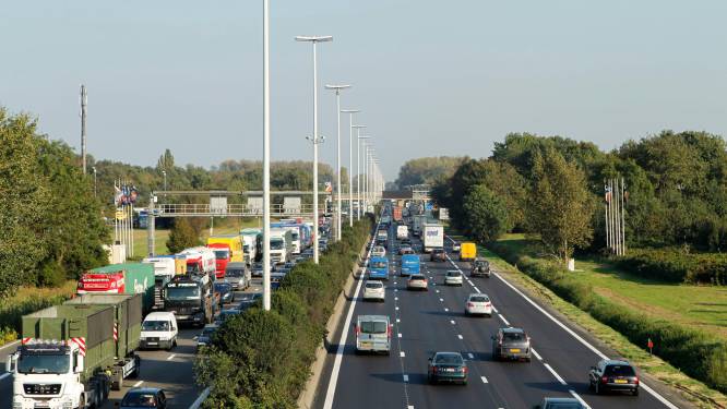 Defecte vrachtwagen op E313 in Wommelgem richting Antwerpen: half uur file vanaf Ranst