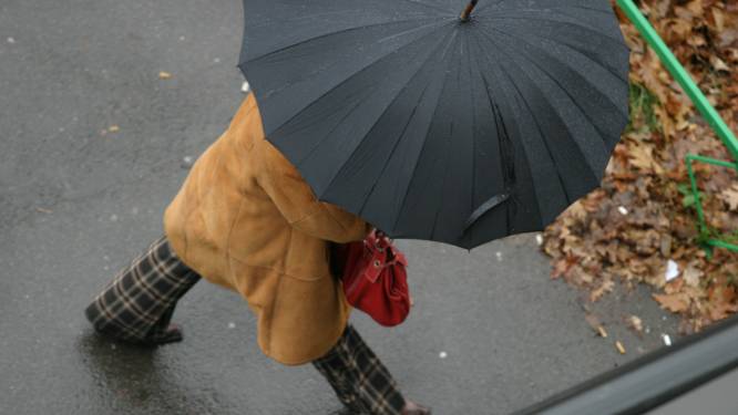 De eerste week van de lente lijkt meer op de herfst: veel  regen en hou je paraplu maar heel goed vast