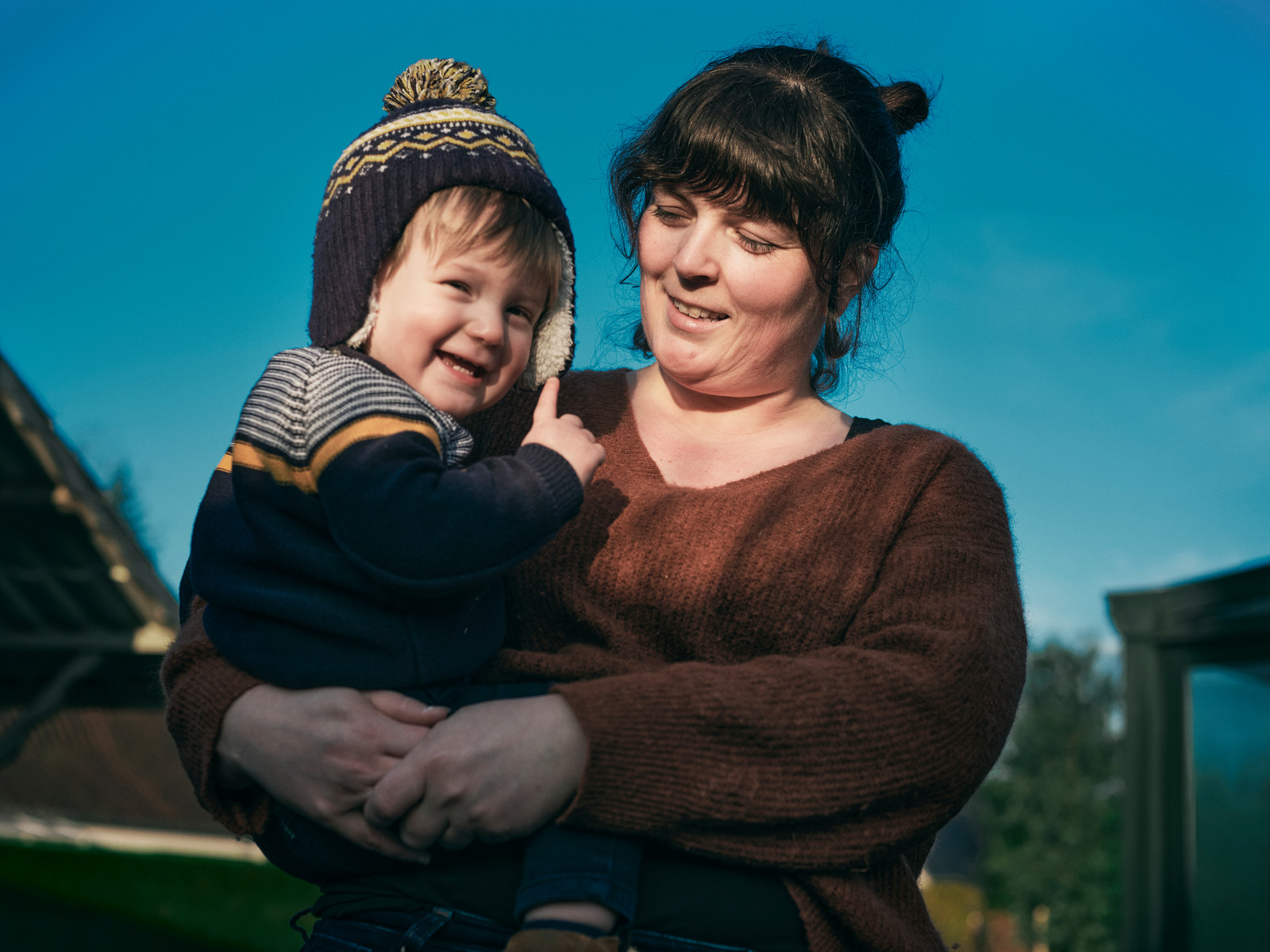 Tine Van de Velde, single mama van Eli: ‘Mijn kind is mijn wereld, en de liefde die ik van hem krijg is genoeg.’ Beeld Joris Casaer