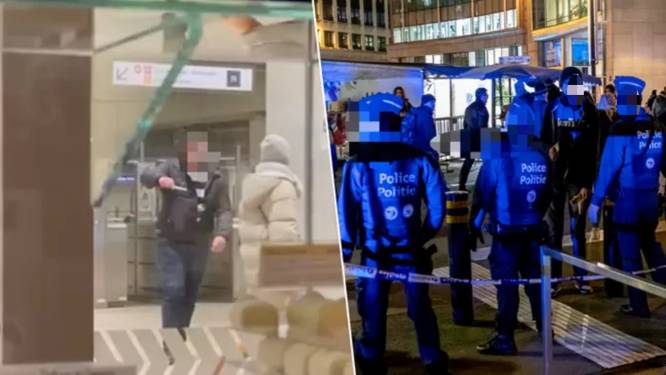 Dader mesaanval Brussels metrostation zat drie keer in psychiatrie met bipolaire stoornis