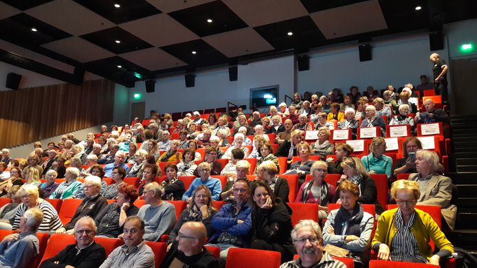 Een filmavond in een van de zalen van  't Spectrum, in 2018.