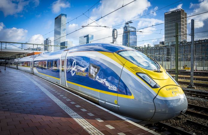 De Eurostar maakt al testritten op de treinverbinding tussen Amsterdam en Londen, toch wordt die volgens de staatssecretaris pas in 2020 operationeel.