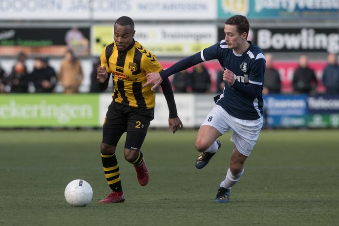 Enrico Patrick (links) in actie namens DVS'33.