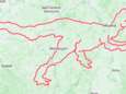 Vier Franse vrienden fietsen samen grootste Strava-tekening ooit: dinosaurus van 1.025 kilometer