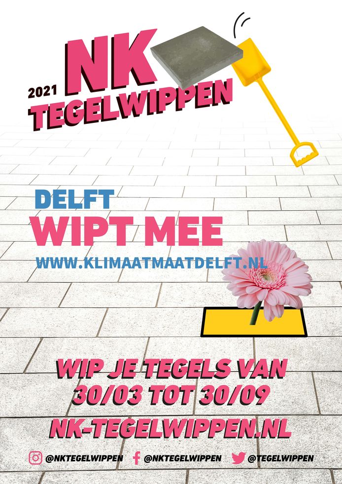 Delft doet mee aan het NK tegelwippen.