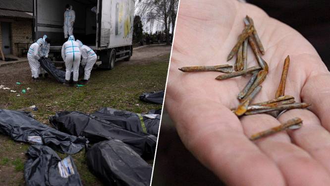 Metalen pijltjes gevonden in lichamen van omgekomen burgers in Boetsja: “Dit wapen werd massaal gebruikt tijdens Eerste Wereldoorlog”