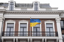 De ambassade van Oekraïne in Den Haag.