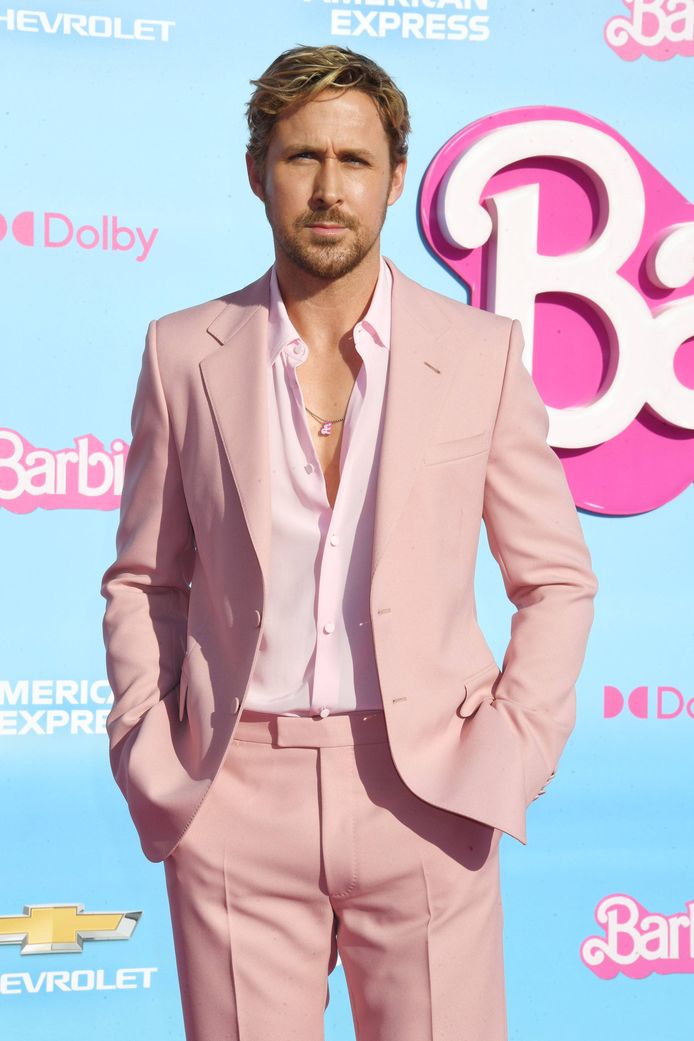 Ryan Gosling op de wereldpremière van ‘Barbie’ op 9 juli 2023 in Los Angeles, Californië.