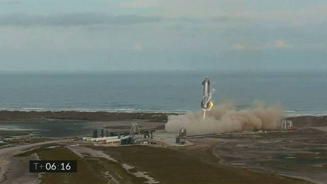 Weer een prototype ruimteschip van SpaceX ontploft vlak na landing
