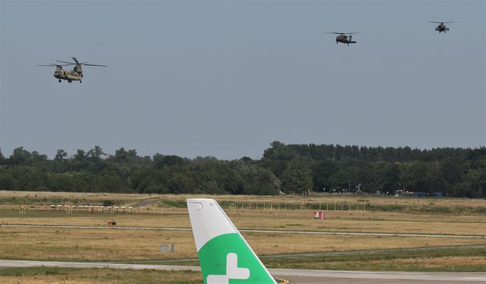 Vanaf begin juli maken de helikopters in groepjes hun terugkeer.