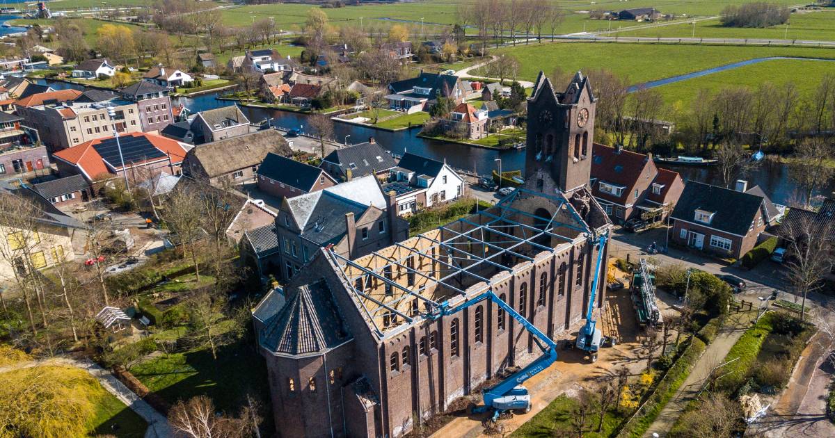 Hoogmadese kerk staat binnenkort in de steigers: eindelijk begint de herbouw na brand van 2019