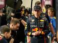 Teleurstelling bij Max Verstappen nadat hij de kwalificatie heeft moeten staken.