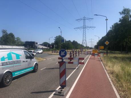 Industrielaan Uden weer maandenlang deels afgesloten 
