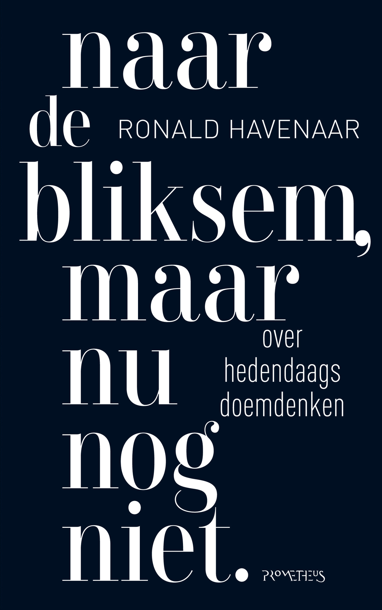 Ronald Havenaar: Naar de bliksem, maar nu nog niet. Beeld 